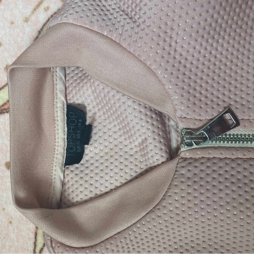 Beige Pink Texture Jacket - Picture 6 of 6